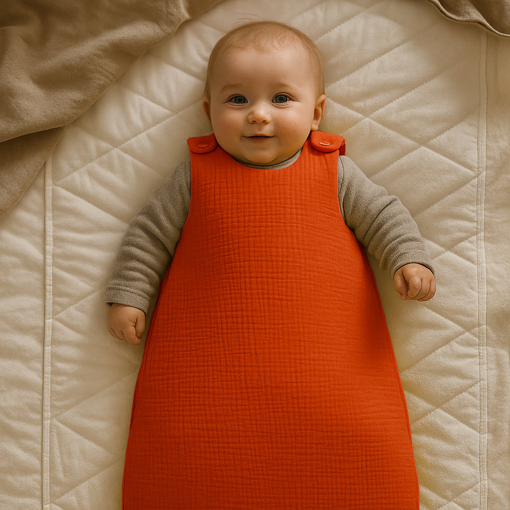 Organic Cotton Winter Sleeping Bag - Strawberry