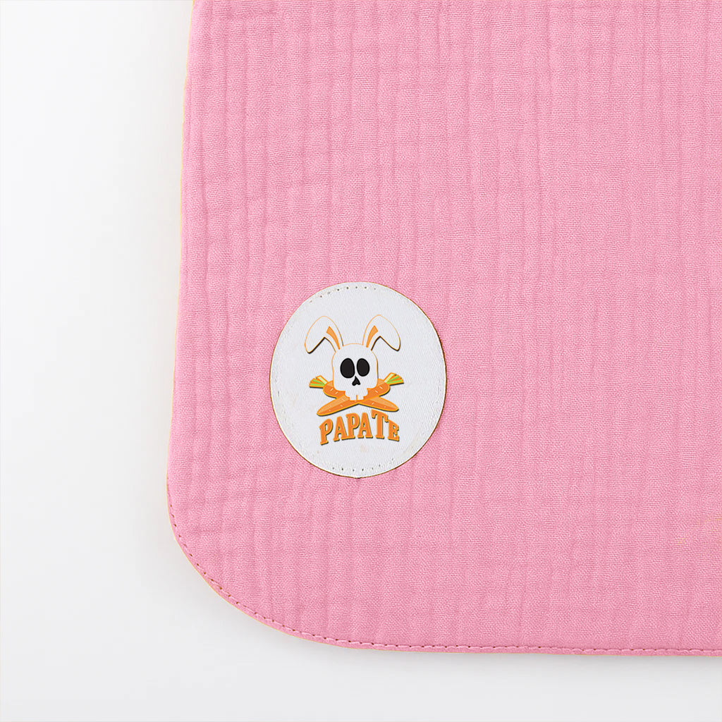Organic Cotton Bib - Pink