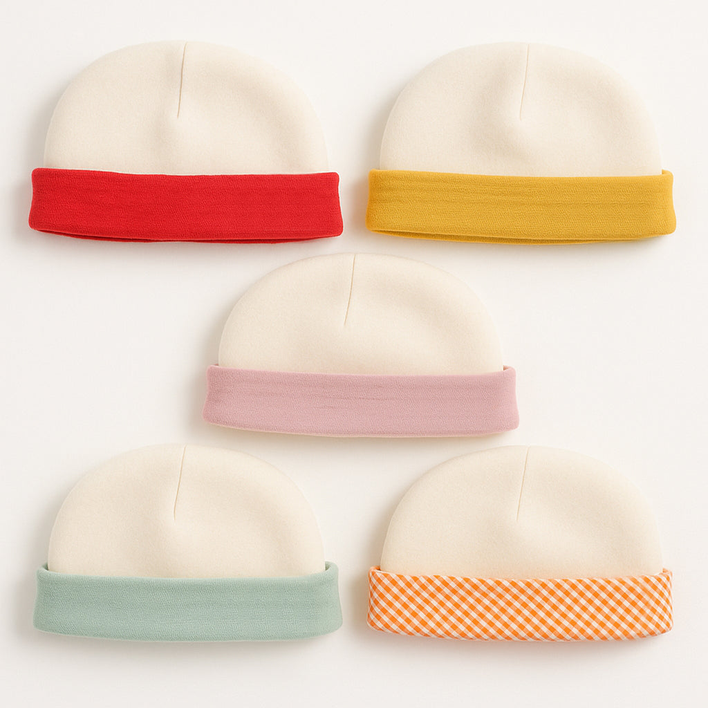 Newborn Hat in Organic Cotton - Pink