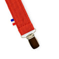 Organic Cotton Pacifier Clip - Strawberry