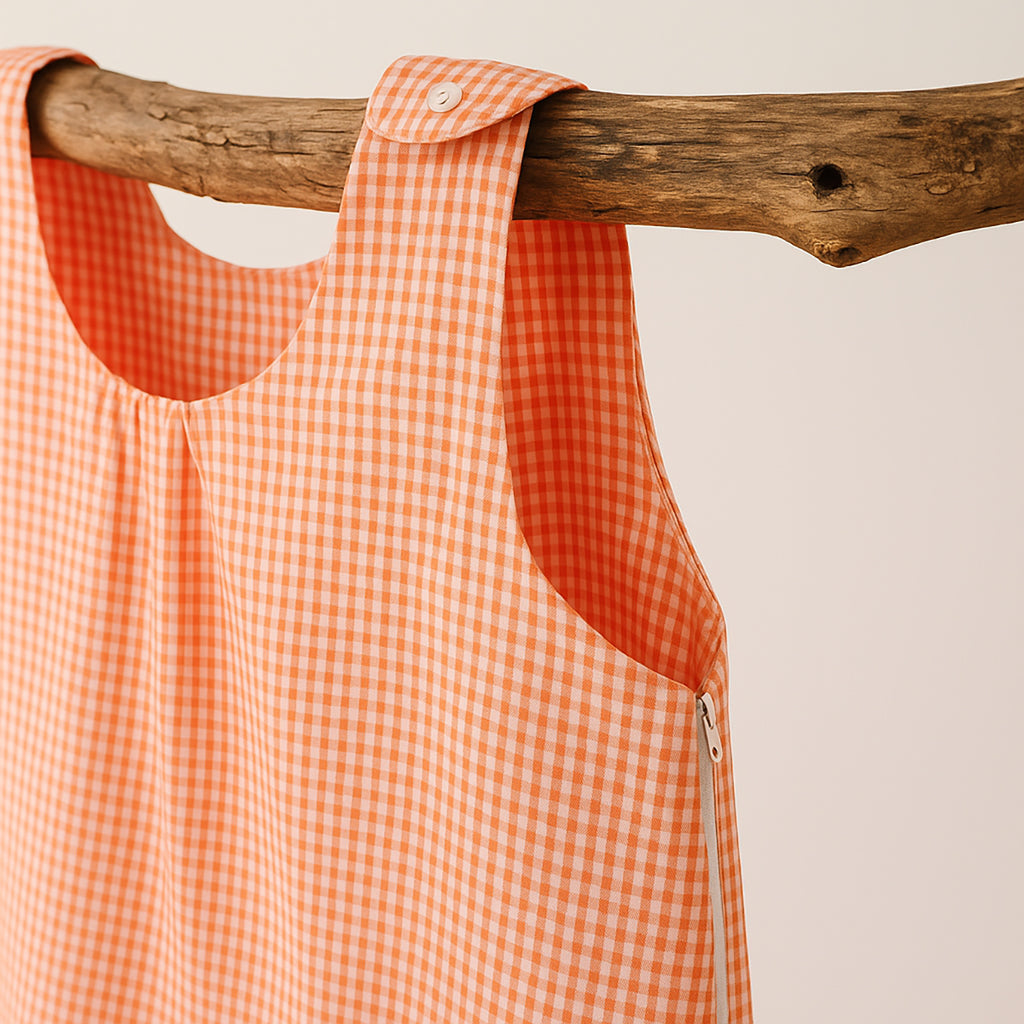 Organic Cotton Summer Sleeping Bag - Vichy