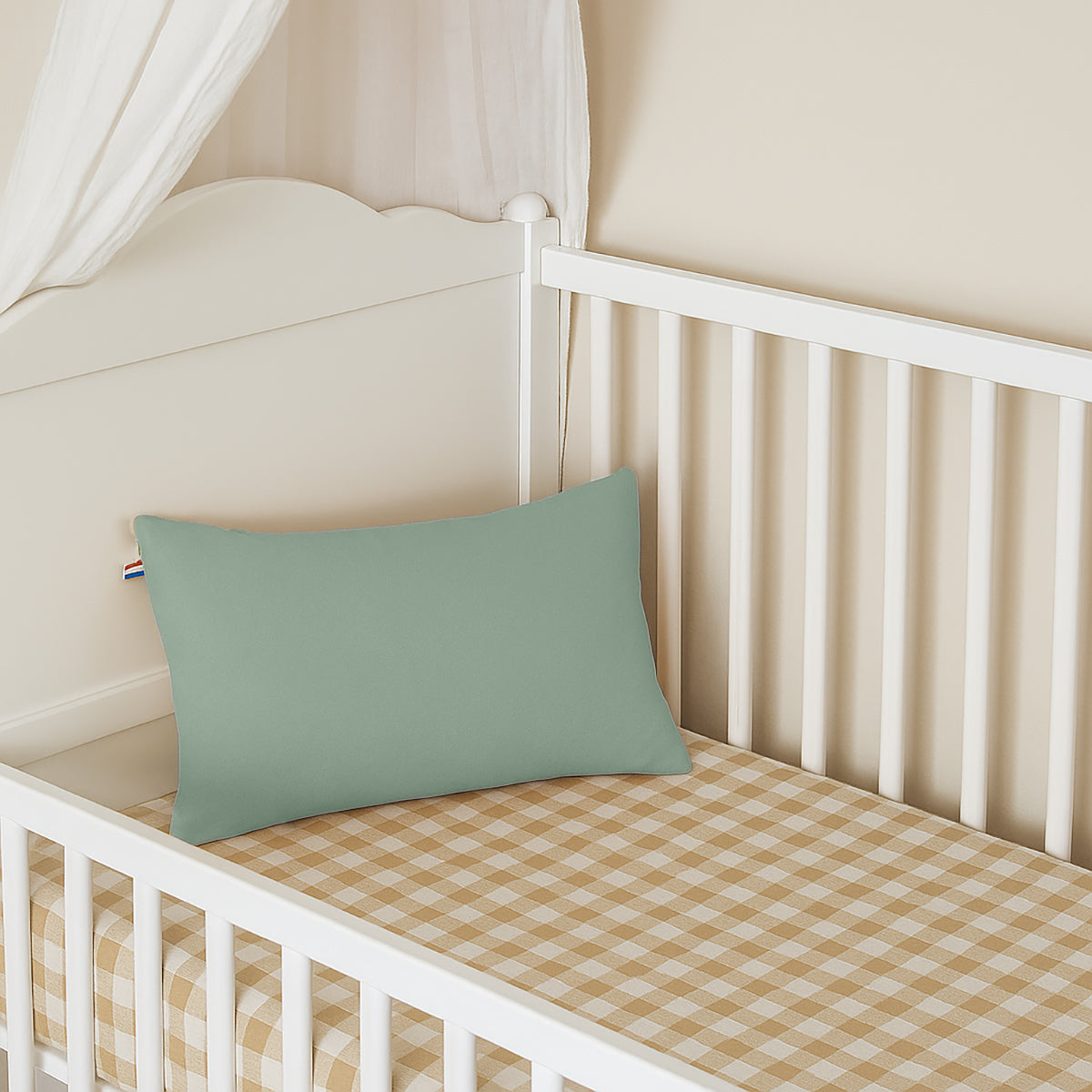 Organic Cotton Pillow - Green
