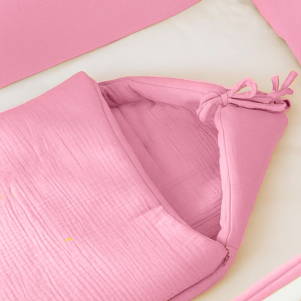 Organic Cotton Bunting Bag - Pink
