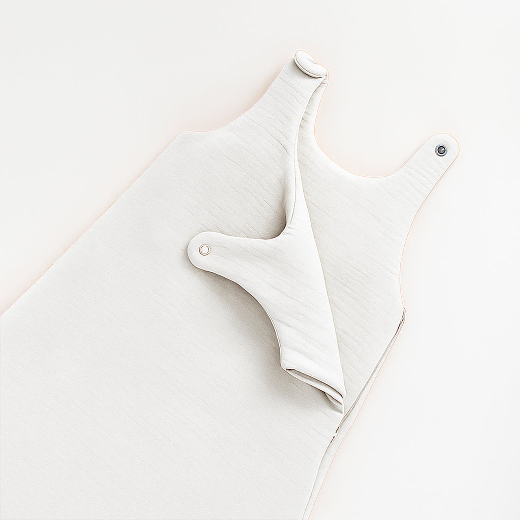 Organic Cotton Winter Sleeping Bag - White