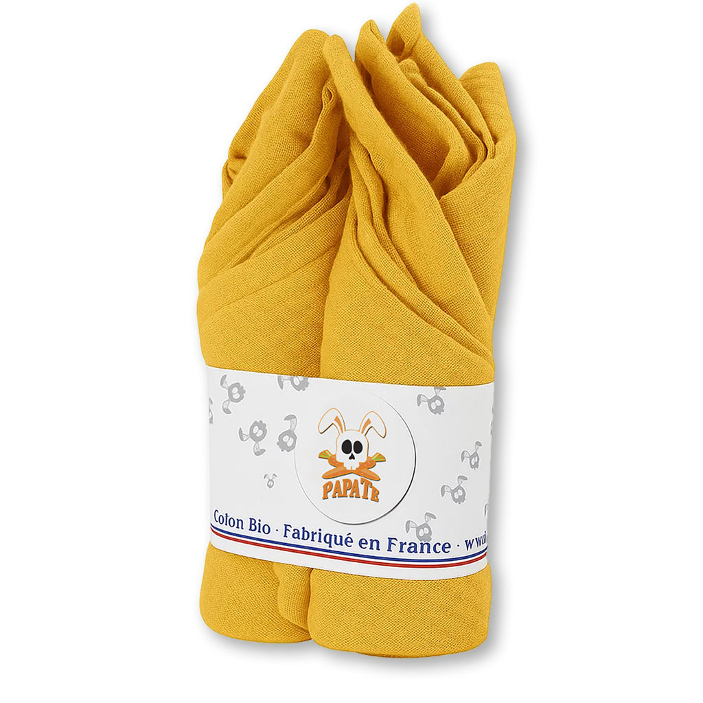 Organic Cotton Swaddles - Honey